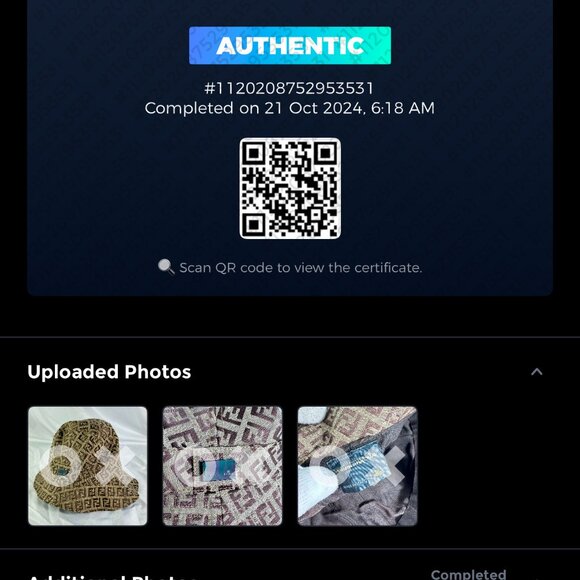 FENDI Zucca FF Unisex Bucket Hat Made in Italy Marked as "L" - Picture 2 of 9